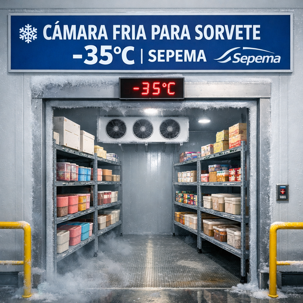 Cmara Fria Sorvete 35C