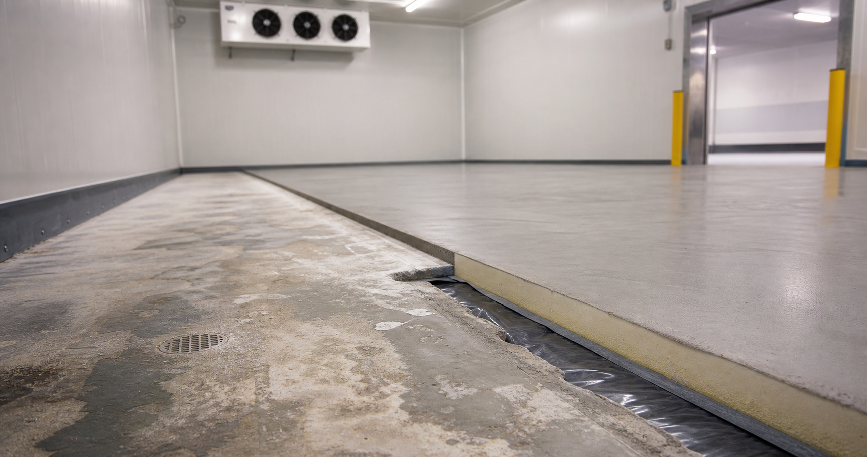 Cold Storage Room Floor Repair