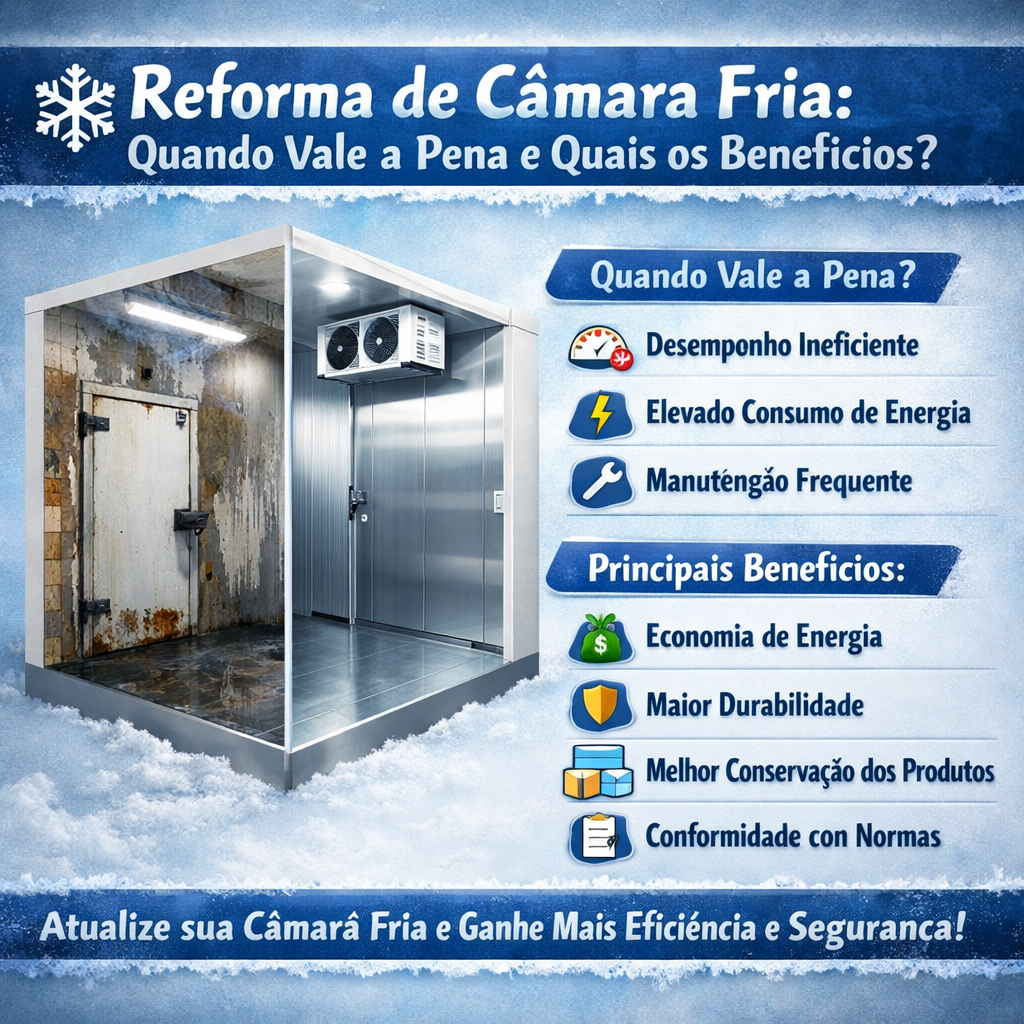 Reforma de Cmara Fria Quando Vale a Pena e Quais os Benefcios