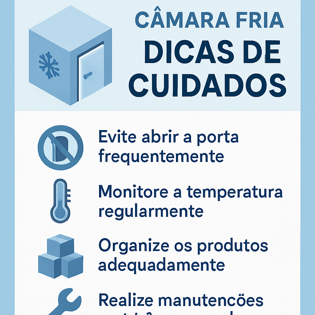 Sepema Cmara Fria Dicas de Cuidados